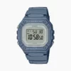 Front view of Casio W-218HC-2AV Digital water resistant watch in blue