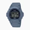 Front view of Casio W-219HC-2BV Blue digital water resitant watch